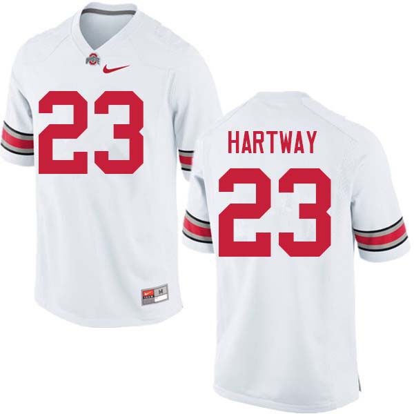 Ohio State Buckeyes #23 Michael Hartway Men College Jersey White OSU15524